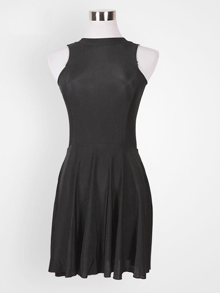 

Ballet Spandex Leotard with Lotus Leaf Gauze Skirt Extra Large чёрный