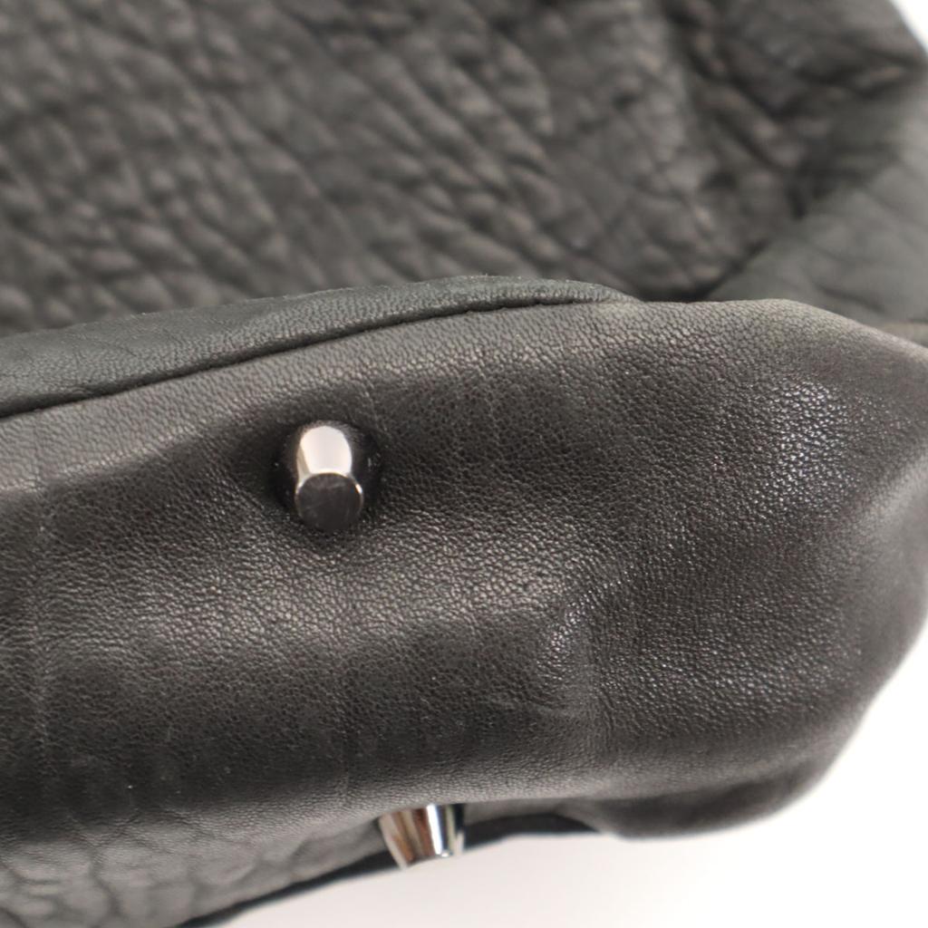 Anya Hindmarch ribbon tassel Tote Bag black Women Used