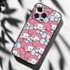 Cute Cartoon M-Melody Phone Case For IPhone 17 15 Pro Max 14 Pro 12 11 13 Mini X XR XS 16 Plus SE Back Cover