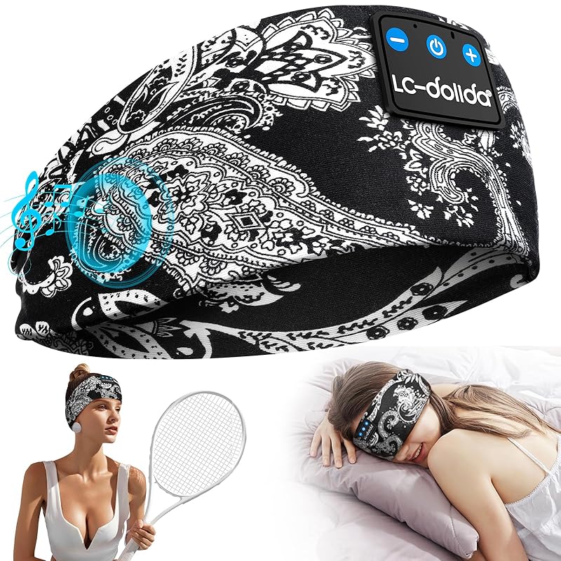 

headband, Bluetooth headphone, Eye mask for sleep —Sports headband