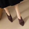 2026 Spring and Autumn New Fashion Pointed Toe Stiletto Heels Women's Shoes Comfortable Classic Versatile Temperament High Heels