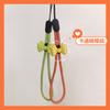 Mobile Phone Lanyard Bow Knot Fluorescent Dragon Pattern Cartoon Lanyard Short Wrist Strap with Strap Universal Anti Loss Strap