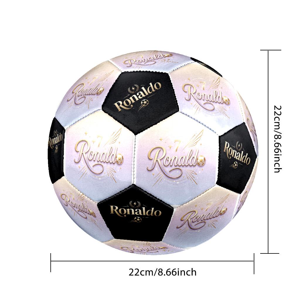 Ronaldo's: Legend Cr7 Size 5 Soccer Football Machine-Stitched Indoor/Outdoor Training and Matches for Football Accessories