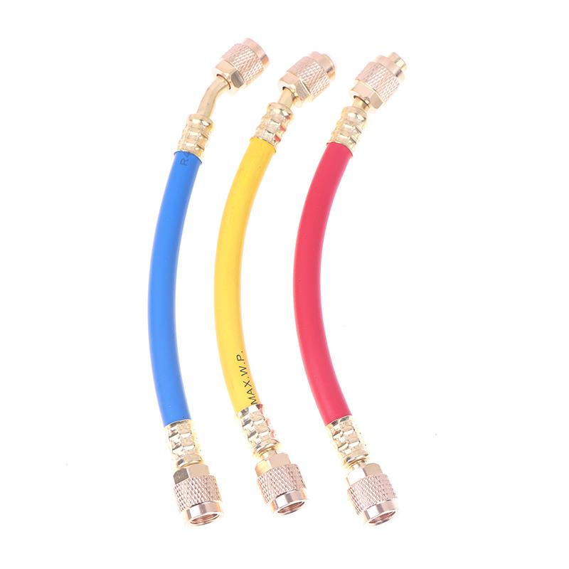Refrigerant Charging Hose, 1/4 Sae Thread 800-4000Psi Tube Hvac Hoses, For Home Air Conditioner Refrigeration Maintenance