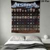 Horror Cartoon Wall Hanging Printed Fabric Blanket Decorative Tapestries for Bedroom Living Room Home Decor