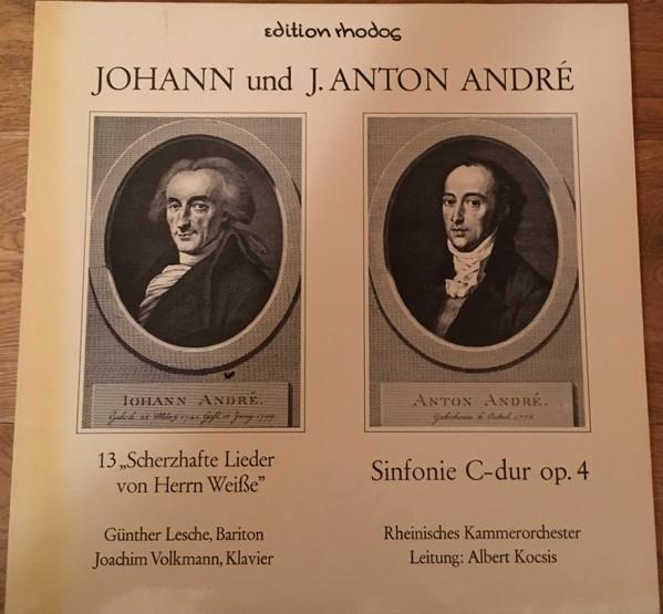 

LP Record JOHANN UND J. ANTON ANDR GNTHER 13 Scherzhafte Lieder Von Herrn We ERS1217 Edition Rhodos 1974 Germany Classical Used