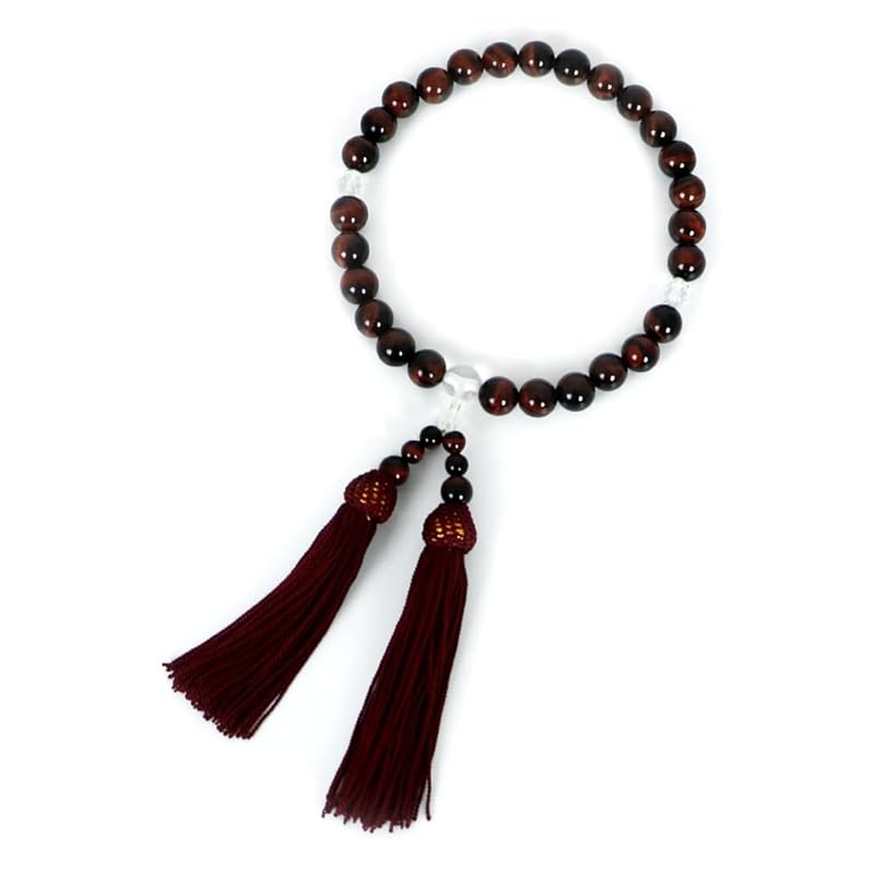 prayer beads natural stone prayer beads unisex red tiger eye stone beads red tiger eye