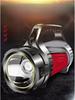 COB LED Work Light: Portable USB-Rechargeable Flashlight with Red Warning Light & Magnetic Base for Maintenance