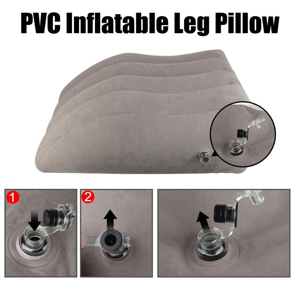 Portable Knee Cushion Inflatable Leg Pillow Foot Pillow Relaxing Feet Supplies Lightweight PVC Elevation Leg Pillows Wedge Pillow