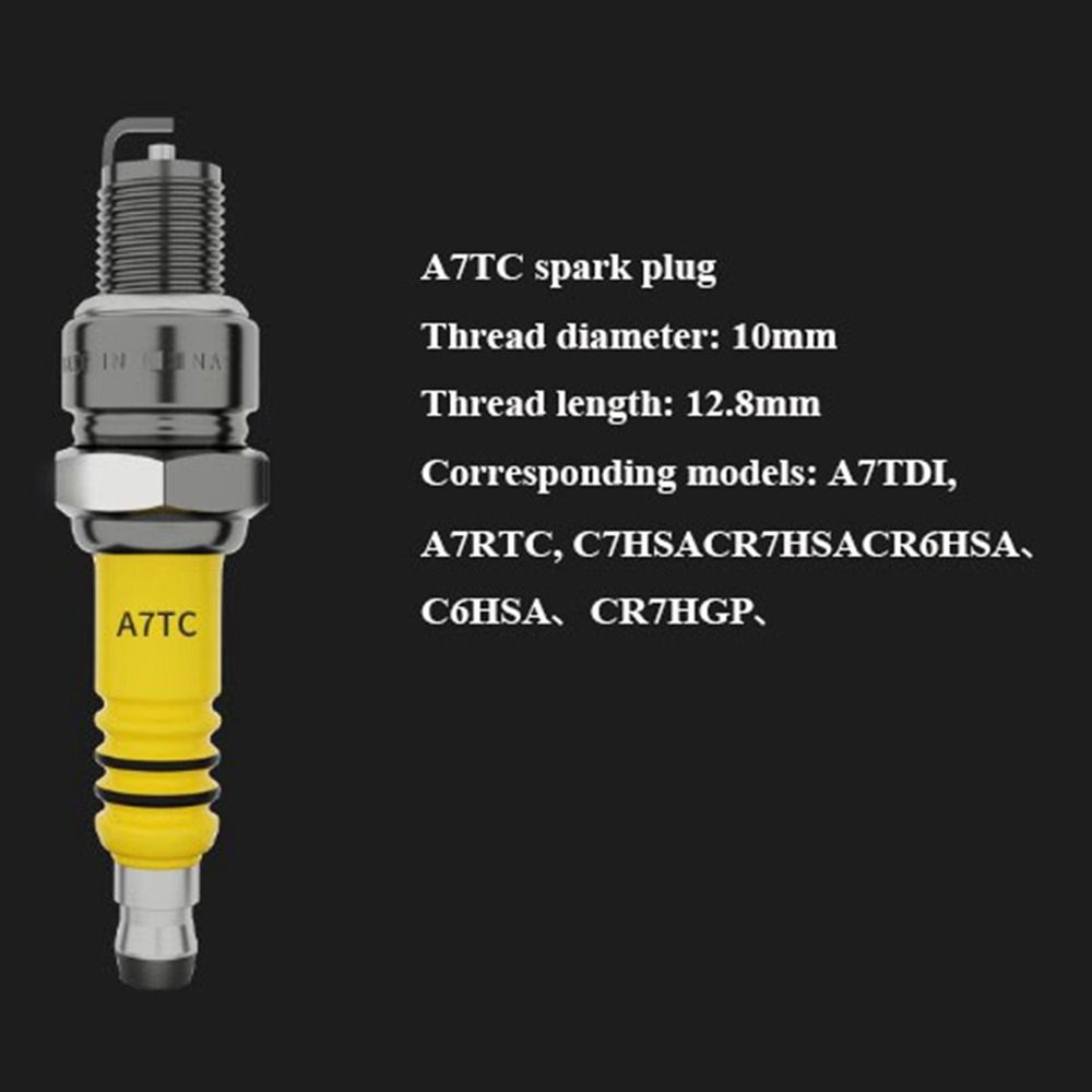 

Желтый&Серебристый Свеча зажигания 2 Стиля Трехколесный велосипед 100110 125150 Свечной наконечник Аксессуары для электровелосипеда A7TC
