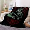 1pc Resident Evil Soft Comfortable Blanket Digital Print, All Season Multipurpose Knit Fabric Bedding, Office, Sofa Home Decor Blanket