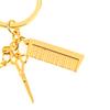 Barber Shop Tools Key Ring Hair Dryer Scissors Comb Pendants Simulation Keychain