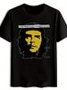 Black T-shirt with Rage Against the Machine Graphic Print - Bold Yellow & White Design