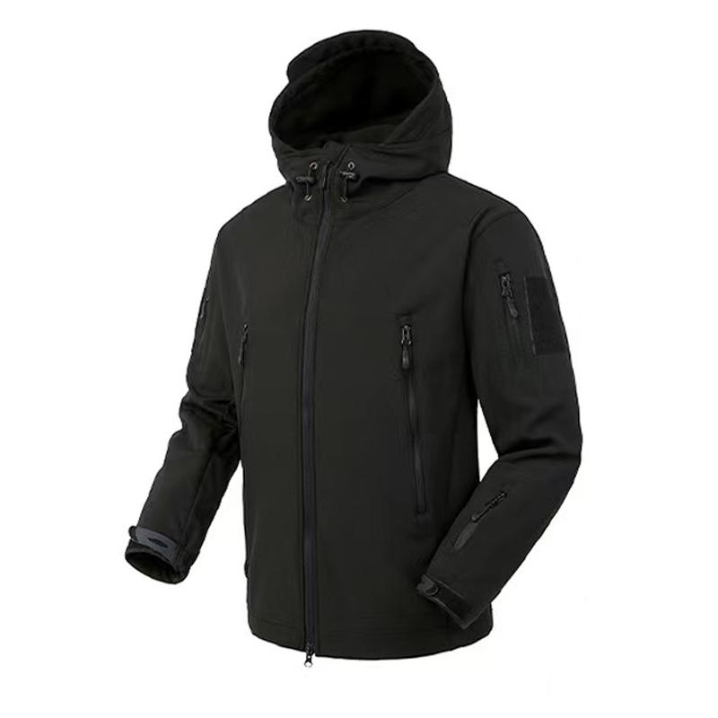 

Мужские зимние водонепроницаемые куртки SoftShell, мужское пальто с капюшоном, для рыбалки, пешего туризма, кемпинга, скалолазания, катания на лыжах, штаны M чёрный