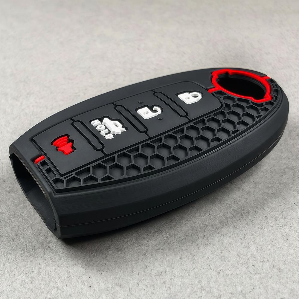 Silicone Car Key Shell Case Fob Cover For Nissan Maxima Altima Versa Sentra Sunny Sylphy Teana Qashqai X-Trail Juke