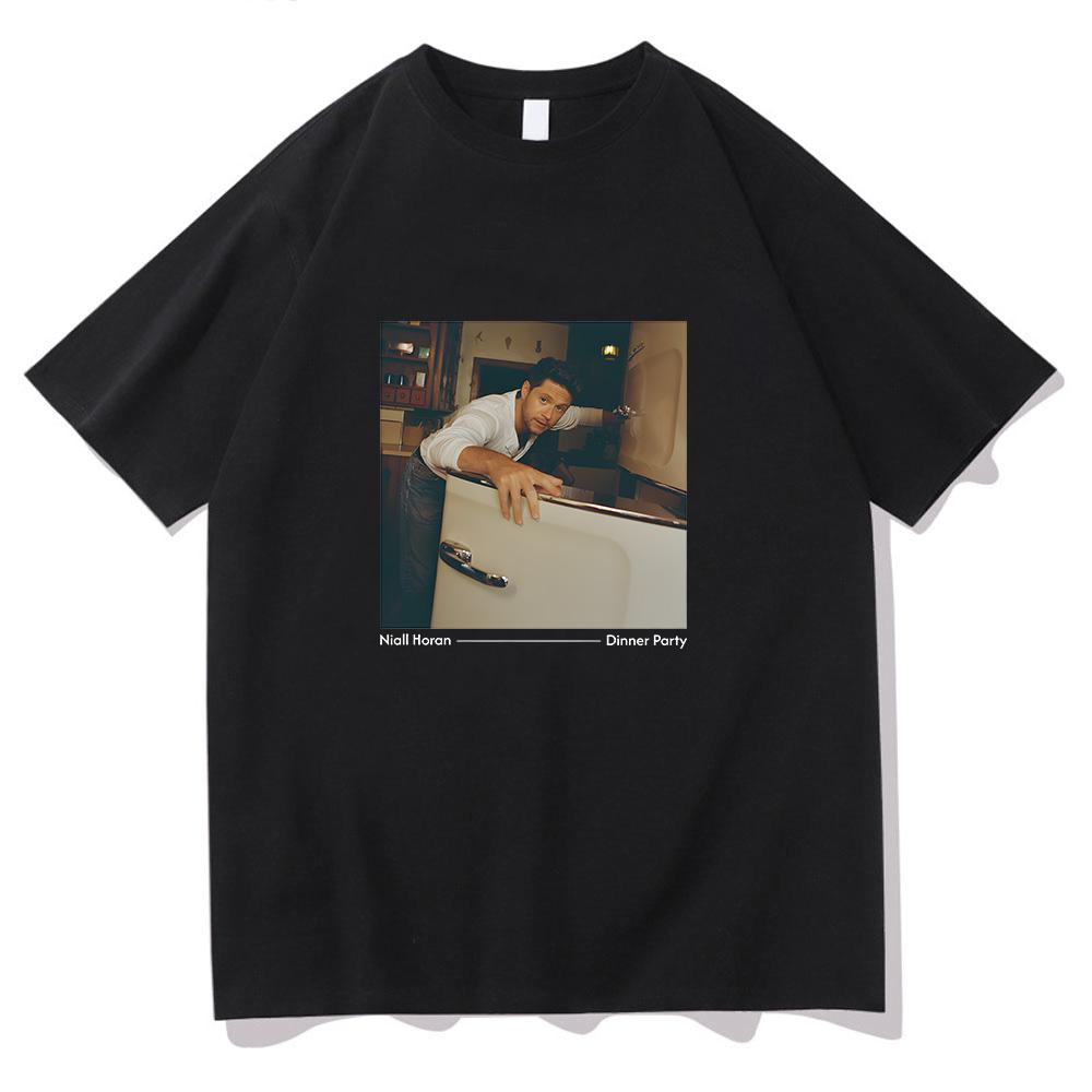 

Dinner Party Photo Tee Niall Horan New Album Dinner Party Tshirt Men Fashion Cotton Clothe Summer Unisex Casual Top XS чёрный