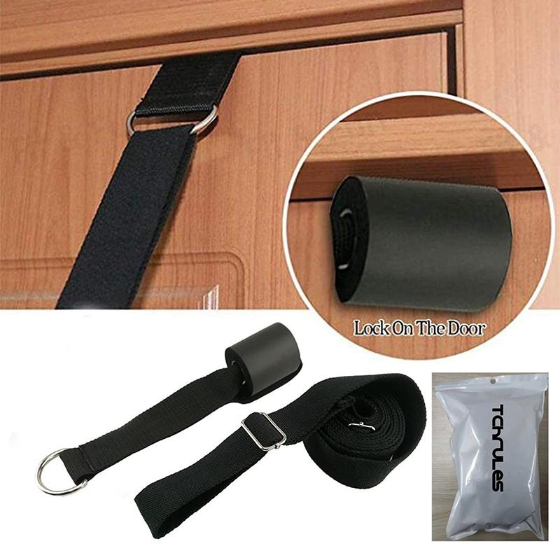 Door Flexibility Stretching Leg Stretcher Strap Adjustable Sports Yoga Ballet Band Exercise Soft Leg Belt for Gymnastics Belt St Practical Use