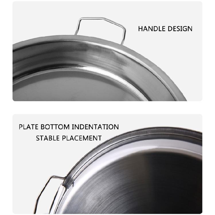 2Pcs Stainless Steel Round Steaming Plate Cooling Tray Handmade Liangpi Moulds Metal Dinnerware Food Preparation Tool