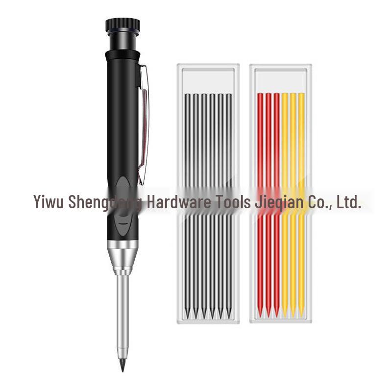 Profesjonalny ołówek stolarski do obróbki drewna z długim nosem do głębokich otworów z szybkoschnącym grafitem