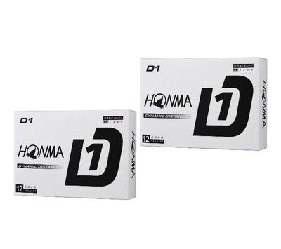 2 Dozen D1 HONMA White Golf Honma Golf Honma Golf White Balls, 2024,