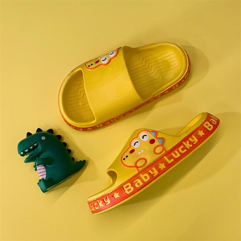 Children's fruit slippers new cartoon cute girls slippers indoor and outdoor soft bottom non-slip boys drag