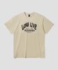 AGOD Arizona Camping Lettering Short Sleeve T-Shirt [Light Beige]