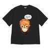 Cute Lace Bonnet Plush Monkey Korean Text Meme T Shirt Unisex Loose Oversized Harajuku Streetwear Cotton 2026 Summer Graphic Tee