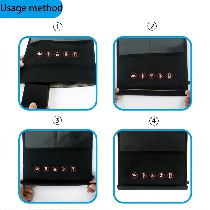 Travel Supplies, Signal Shielding Bags, Car Key Signal Shielding Bags, Radiation-proof RFID Mobile Wallet Privacy Protection Bag