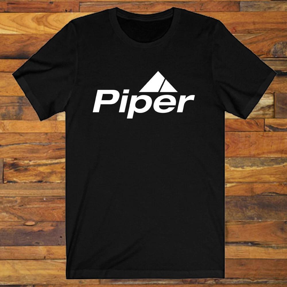 Piper Aircraft Aviation Airlines Men s Black S-5XL M