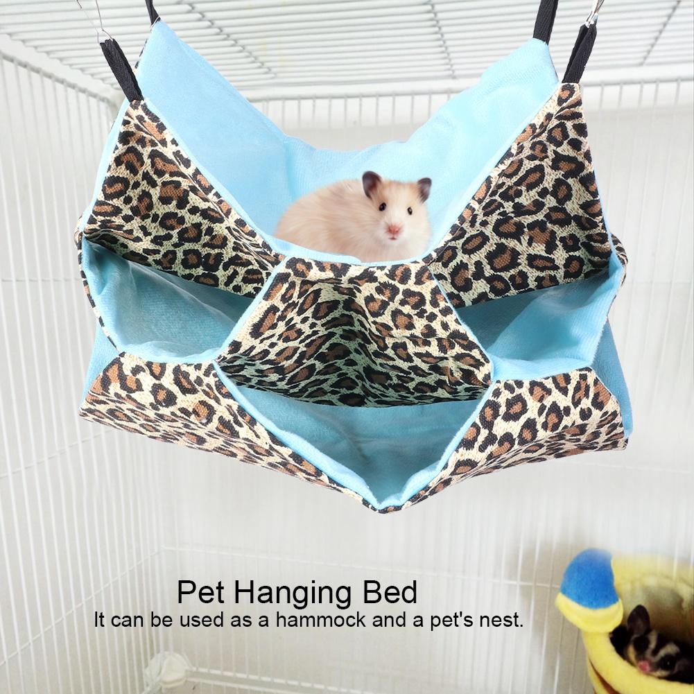 Pets Hamster Hanging Hammock Winter Warm Pet Sleeping Bed Cave Cage