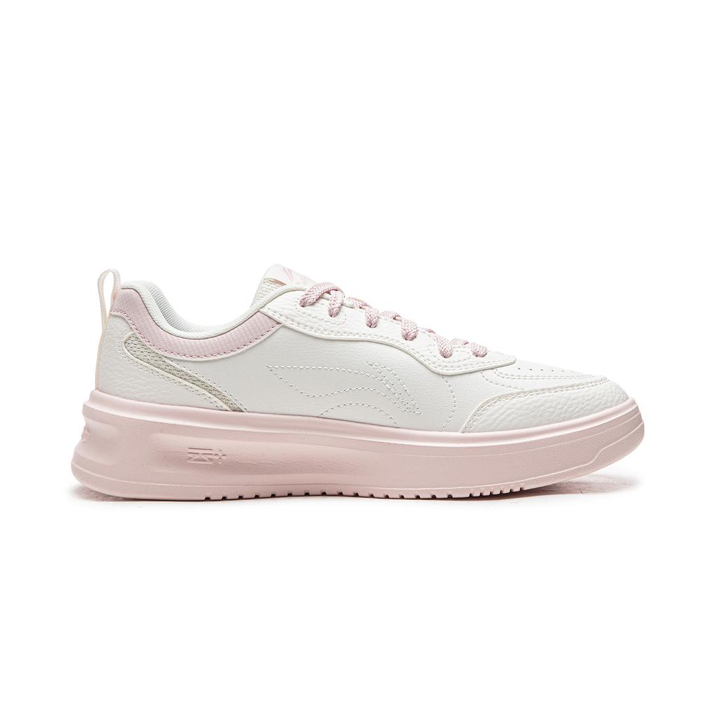 Li Ning Good Luck Abrasion Resistant Breathable Low top Skateboard Shoes Women's Pink AGCW078-2