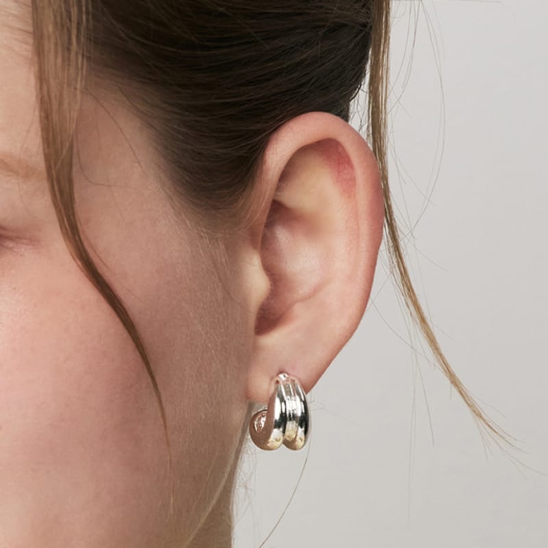 Hei hook double earring