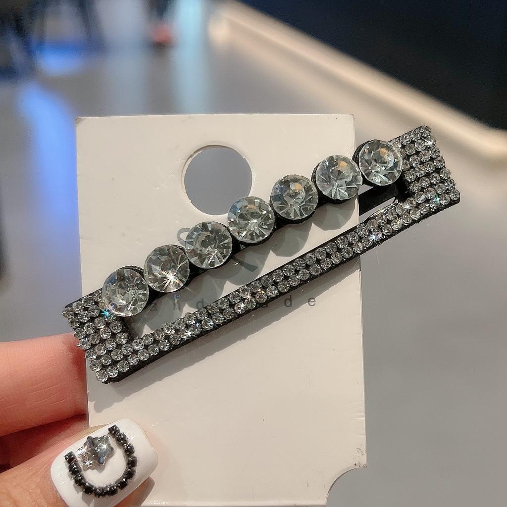 New Korean Fashion Exquisite Zircon Hair Clip for Women Elegant Elegance Duckbill Clip Girl Hair Accessories