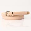A Simple and Fashionable Candy-colored Decorative Small Belt for Ladies, Paired with A Dress, Coat, Sweater and Belt