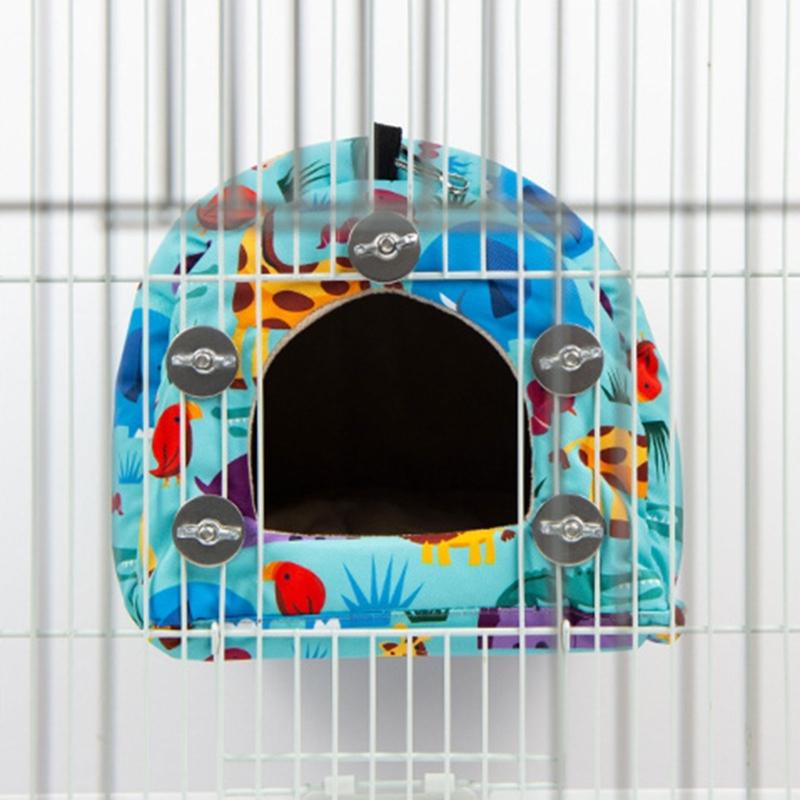 Bird Warm Nest House Winter Plush Sleeping Bed for Small Medium Birds