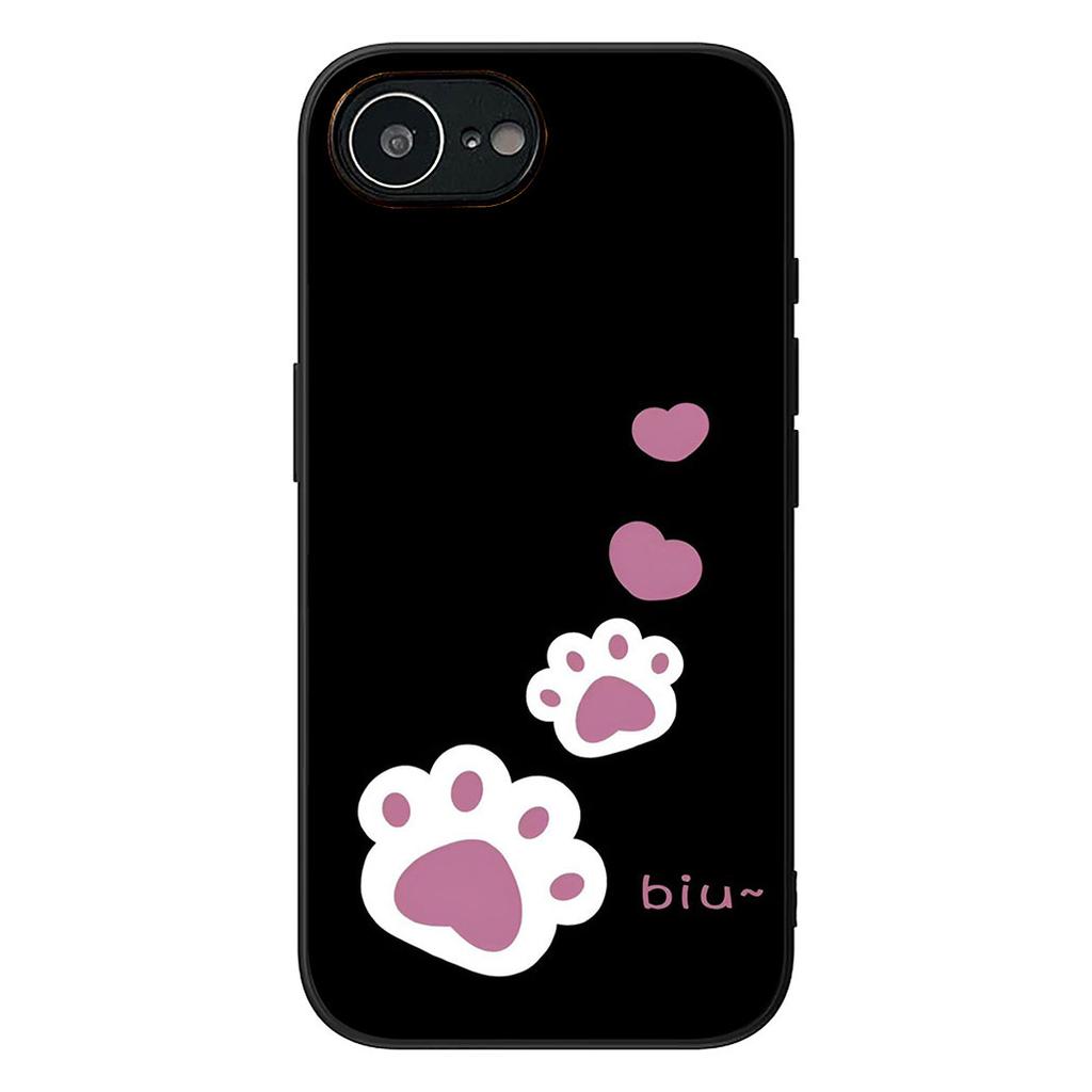 Cute Dog Cartoon Paw Cat Protective Cover for Apple iPhone 12 13 Mini XS 11 Pro Max 7 8 Plus XR SE 2022 SE3 + 8+ Phone Case
