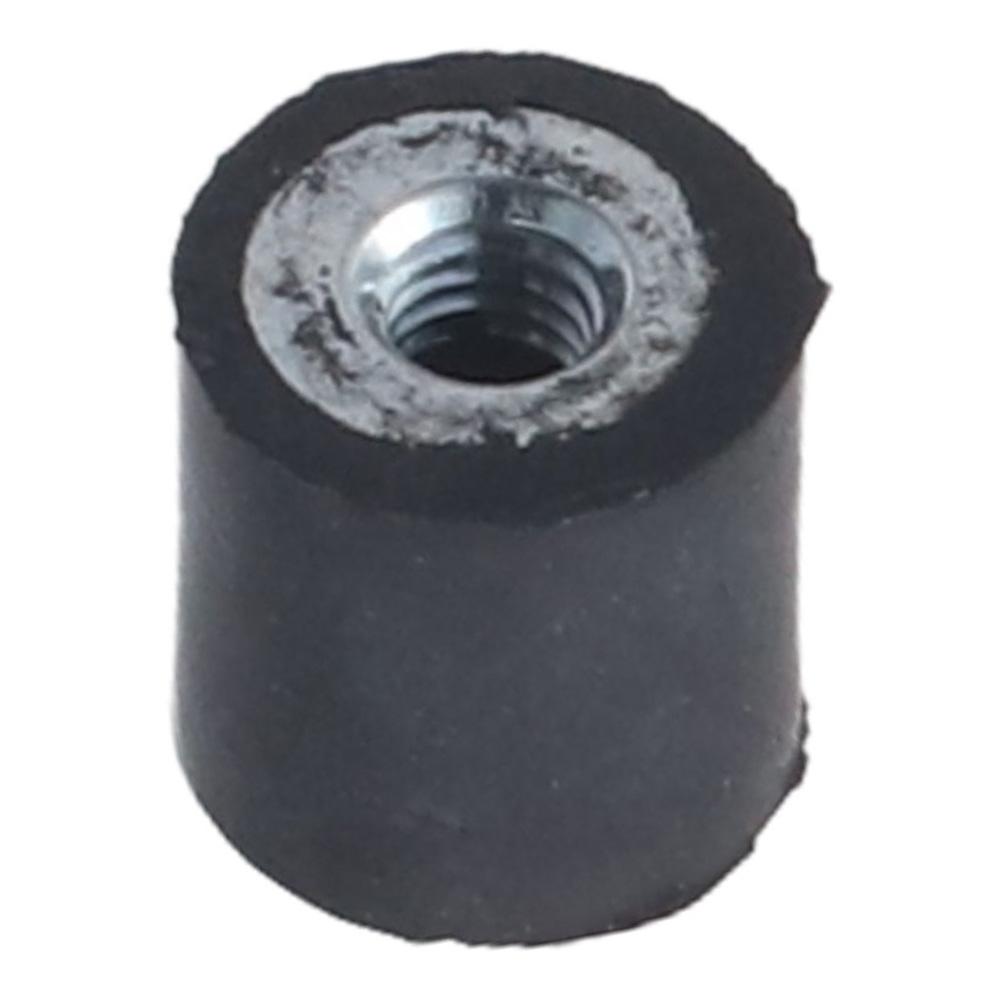 4Pcs Round Rubber Mounts Black Shock Absorber Female Vibration Isolator  Air Compressor