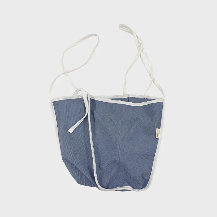 Summer Strap Shoulder Bag S (Blue/White)