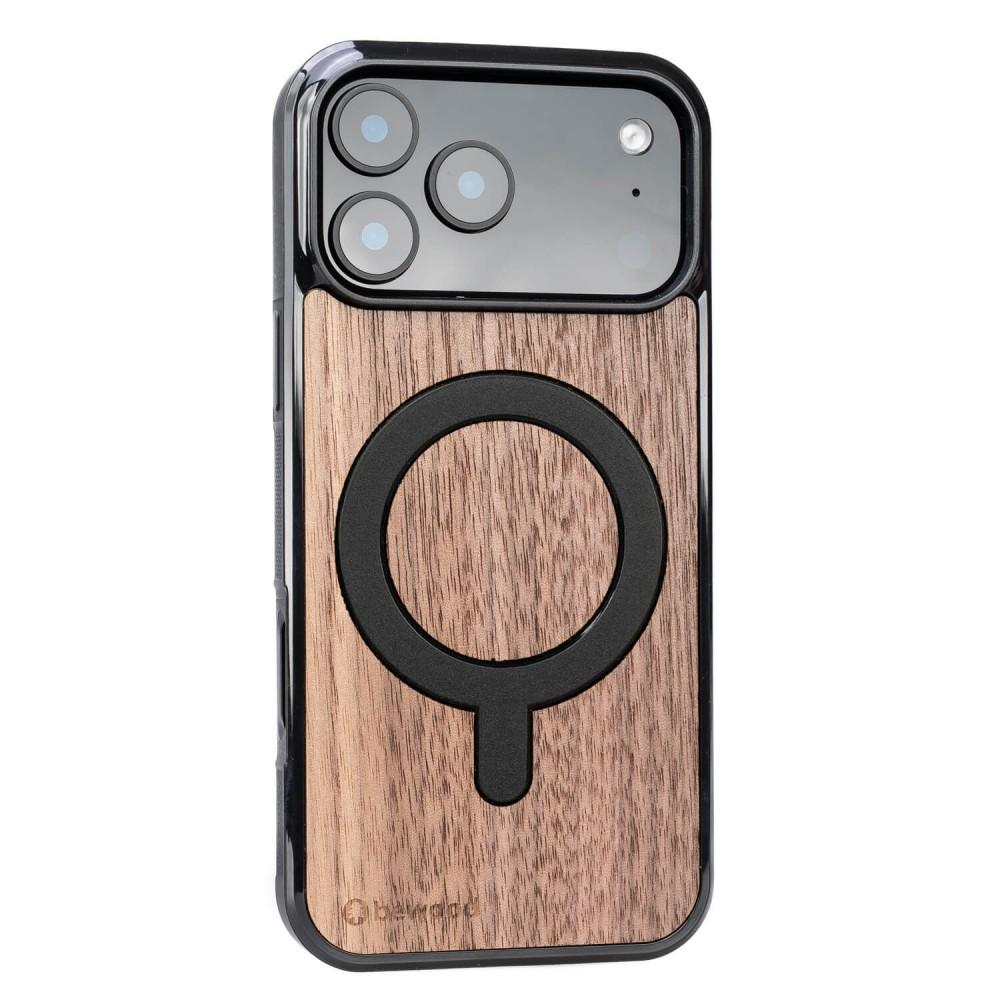 Bewood Wooden Case for iPhone 17 Pro Max American Walnut with MagSafe