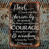 Retro Style Metal Wall Plaque Sign for Home Decor