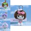 Adorable Plush Doll Keychain Cute Cartoon Character Keychain Soft Toy Accessory