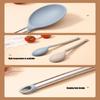 Practical Silicone Utensils Serving Spoon for Efficient Stirring and Scooping with Soft Grip and Spill Proof Assurances