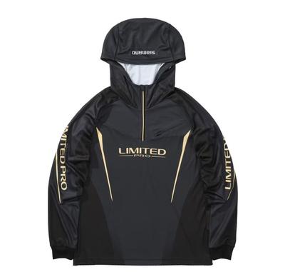 SHIMANO Limitierter Pro Half-Zip Hoodie Limitierter Schwarzer XL [SH-124Y]