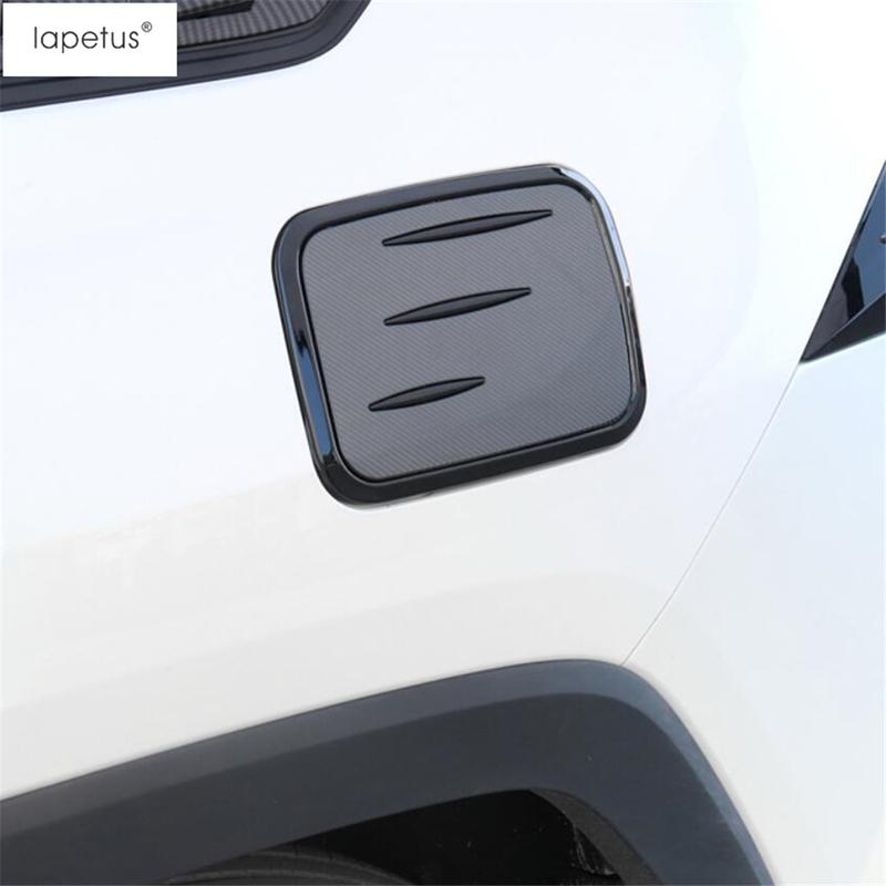 Car Fuel Oil Tank Cap Protection Decor Protection Cover Trim ABS Carbon Fiber Accessories For TOYOTA RAV4 RAV 4 XA50  - 2024