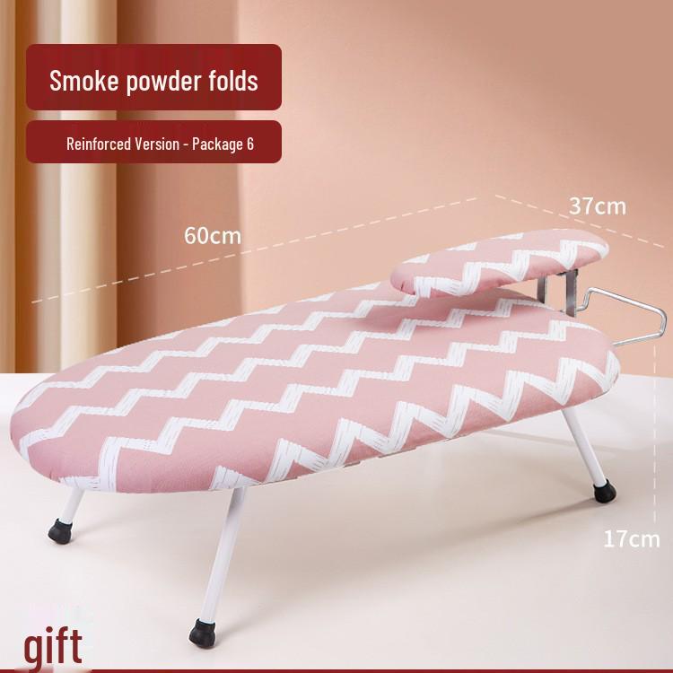 Compact Folding Desktop Ironing Board for Household Use