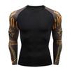 MMA T-shirt Men's Rashguard Long Sleeve Muay Thai T-shirts Gi BJJ Jiu Jitsu MMA Compression Shirt Fitness Gym Boxing Jerseys