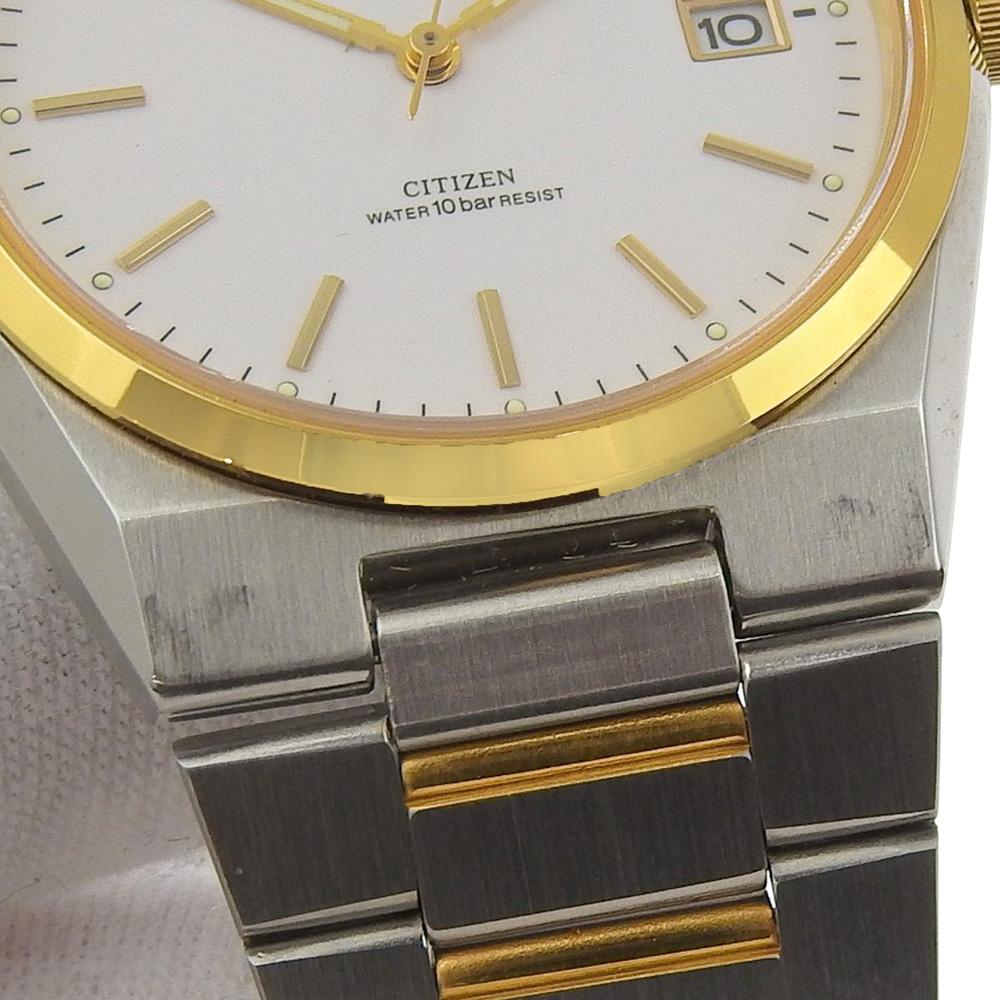 CITIZEN FORMA Stainless Analog White Dial 4762-471369 Watch, Steel, Quartz, Display, Men's, [H162325394]