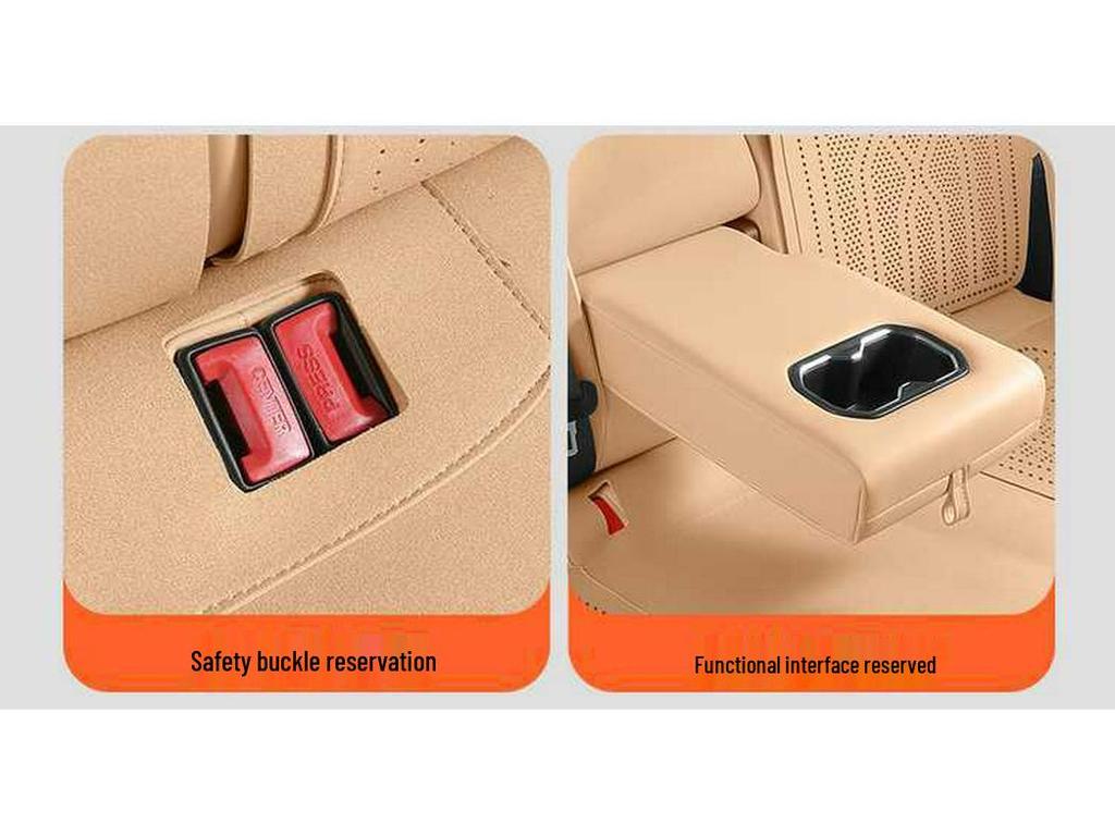 Galaxy A7 2526 Car Seat Cover: Full Coverage Suede, Breathable, High-End, All-Season Cushion.