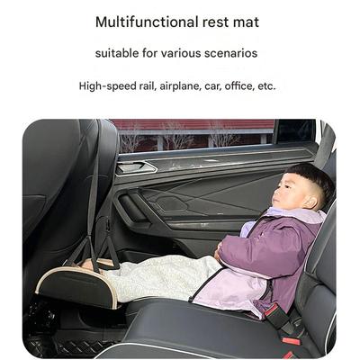 Car Travel Rest Foot Mat Portable Auto Backseat Suspension Hammock Office Footstool Suspension Adjust Interior Trim Supplies