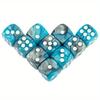 12mm D6 Acrylic Dices Mini 6-sided Two Color Cube Round Corner Game Dice for Club Party DND RPG Board Game Bar Table Accessories